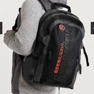 Superdry Double Marl Tarp Rucksack Backpack *NEW without TAGS